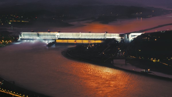 Konventionell vattenkraft: Three Gorges Dam i Kina