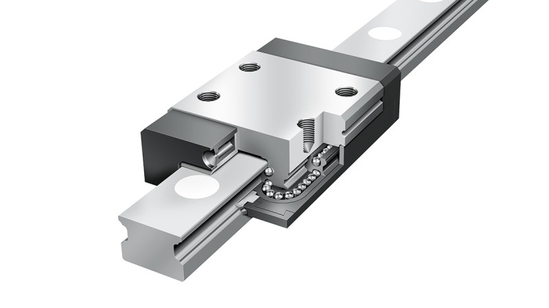 Schaeffler linjärstyrningar Fyrradiga kullagrade miniatyrskenstyrningar